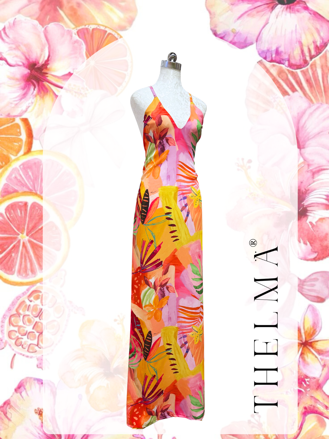 Coral Blush Tropique Maxi