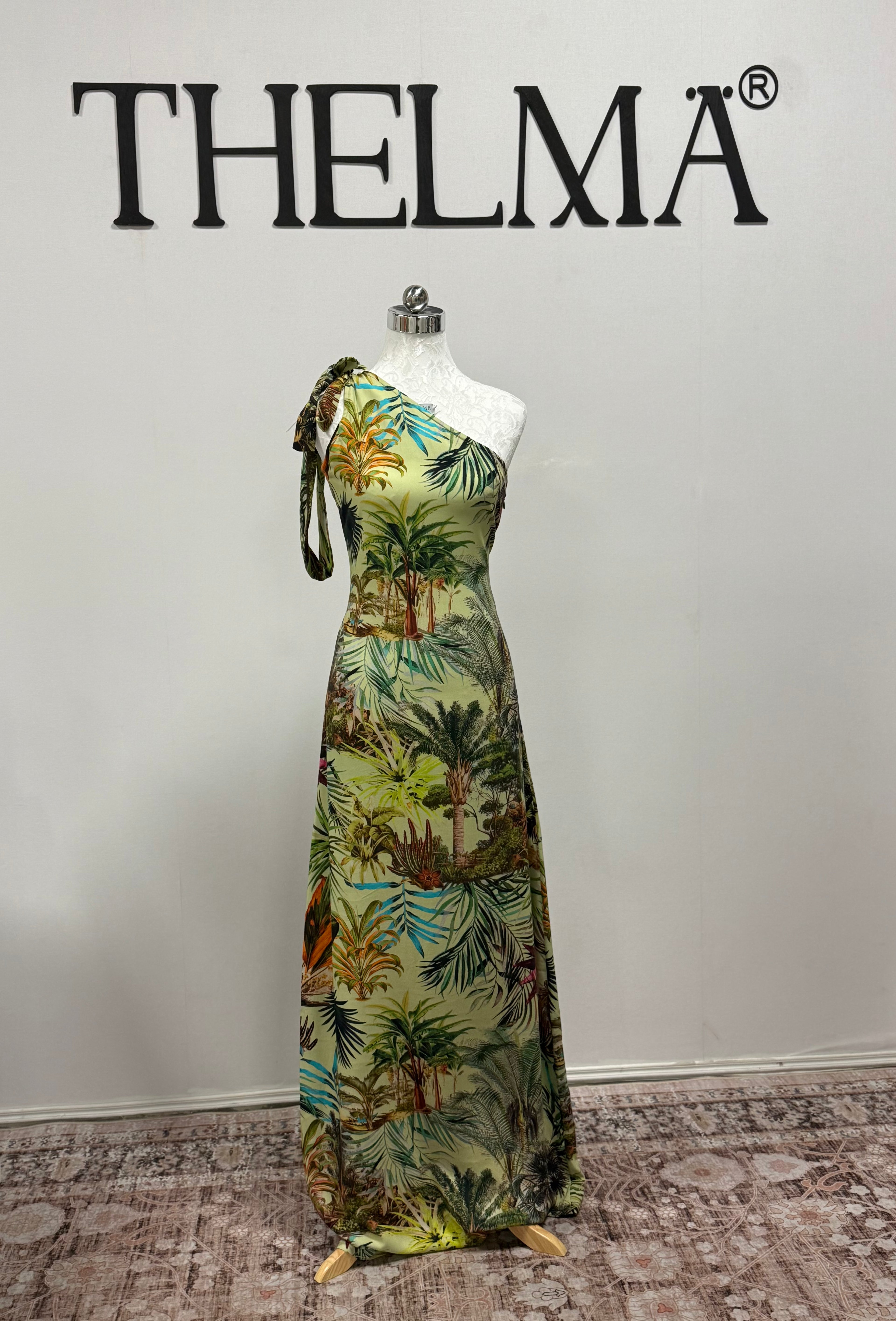 Tropical Eden One-Shoulder