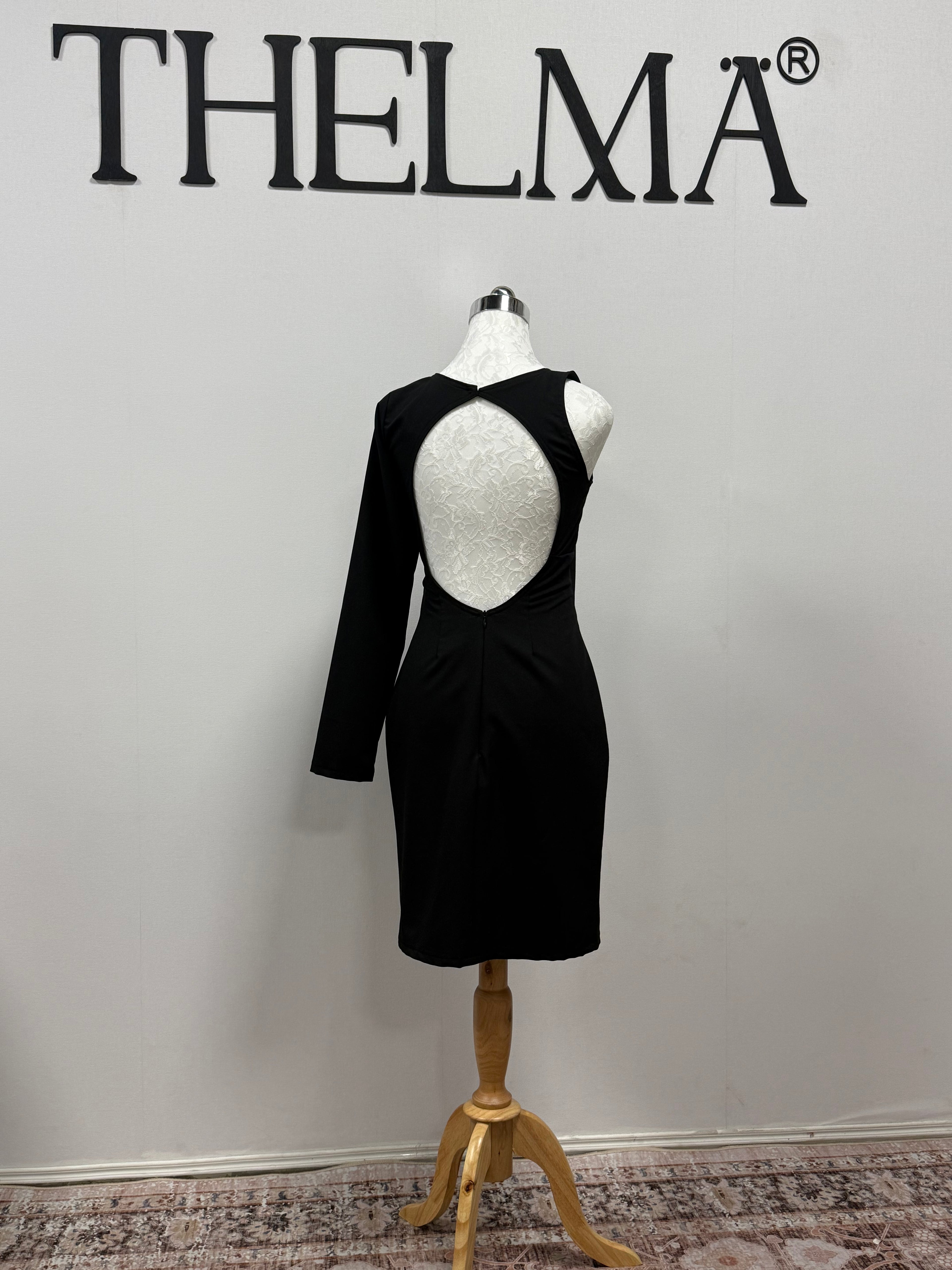 Midnight Cutout Gown