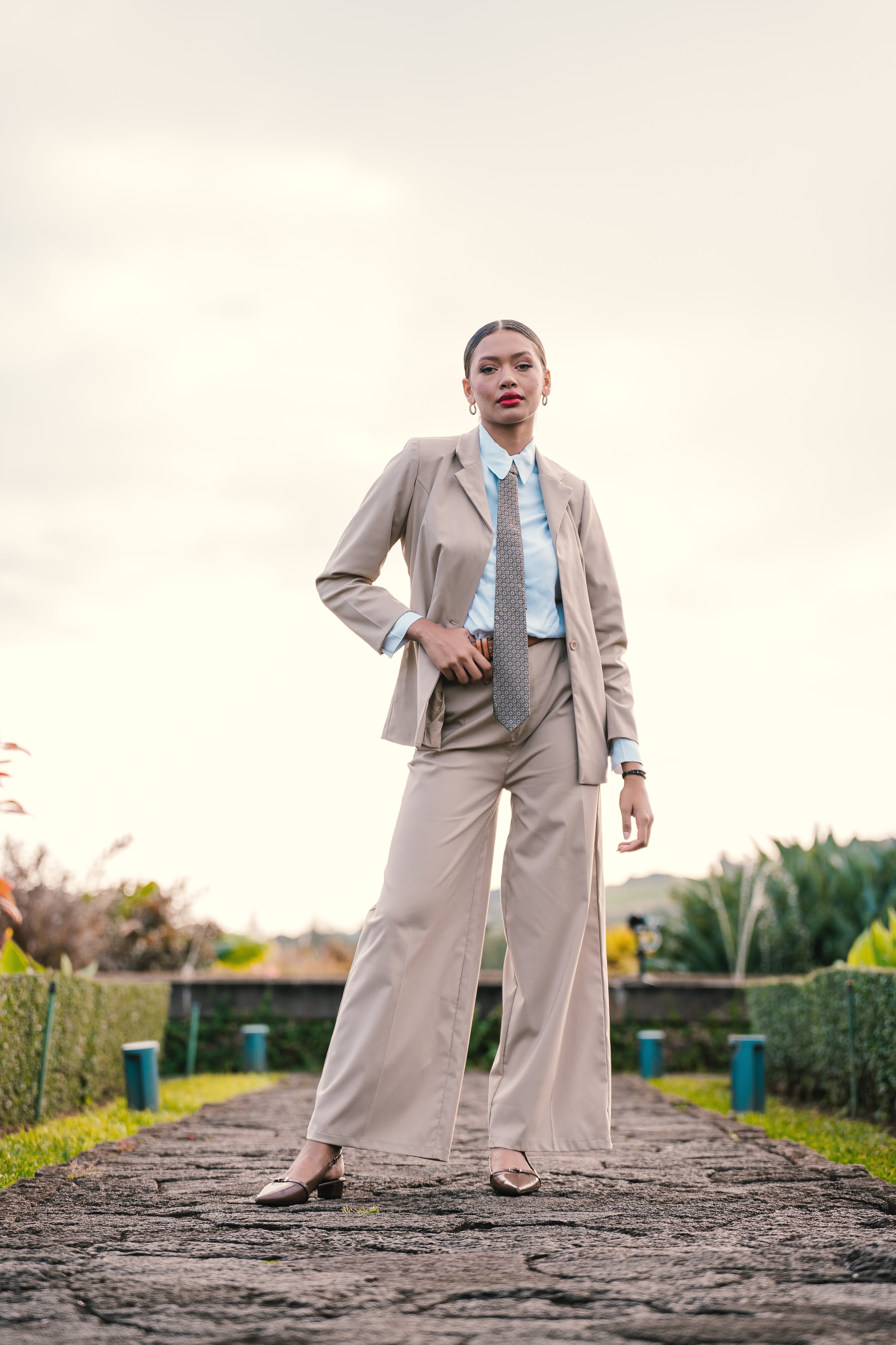 Classic White Button-Down Blouse