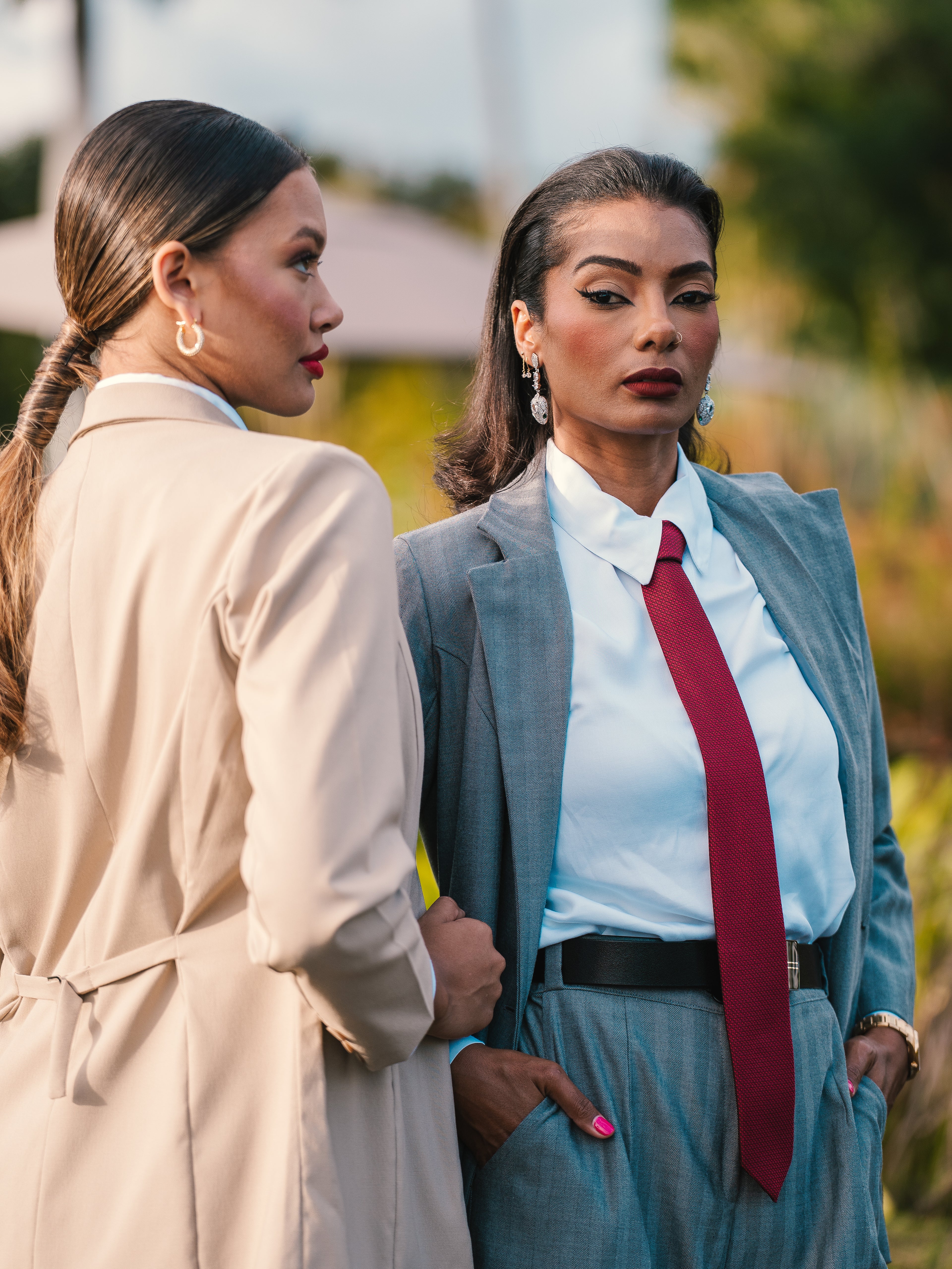 Classic White Button-Down Blouse