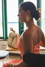 Cherry Picnic Strapless dress