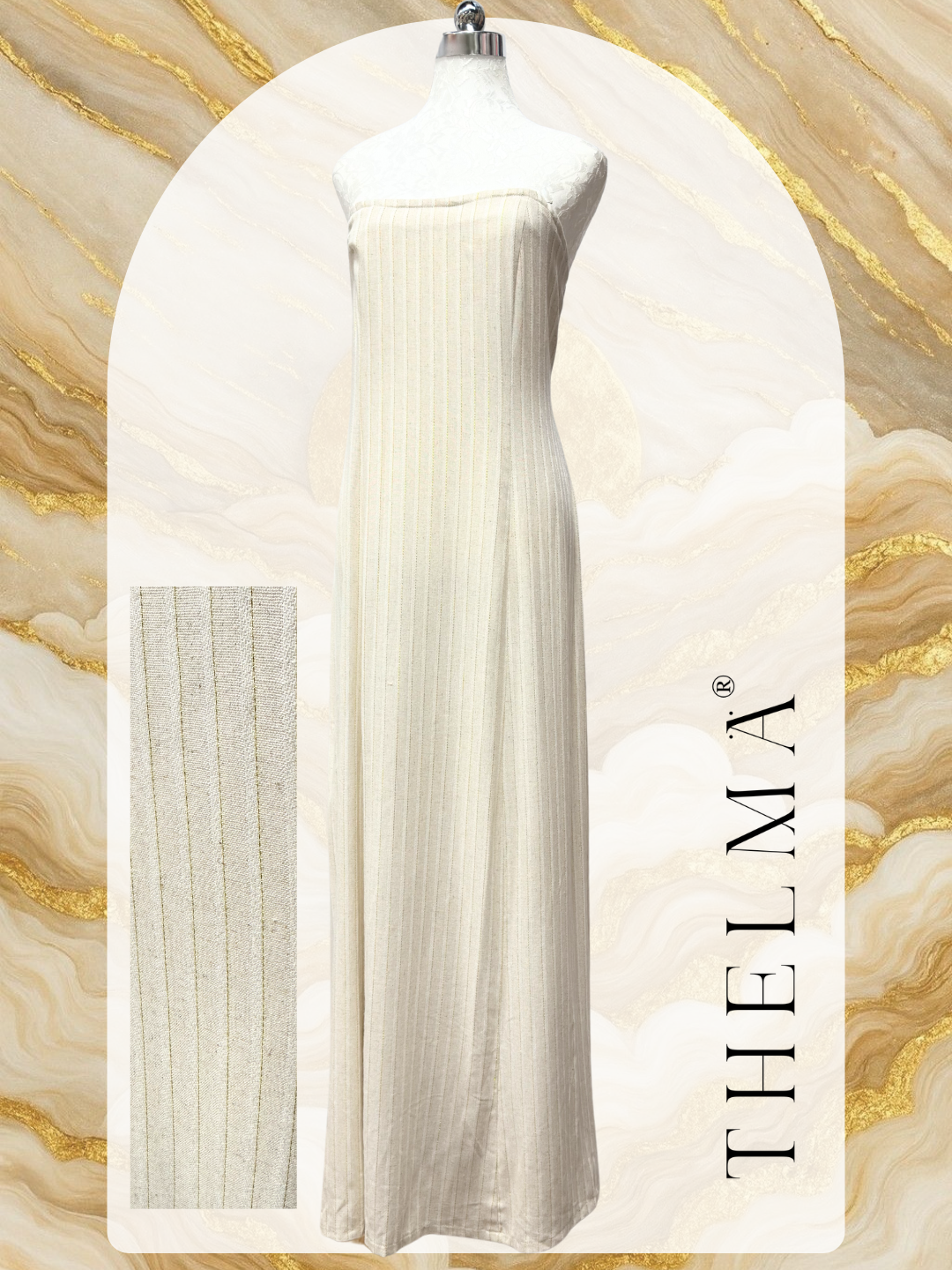 Linen Gold Dress
