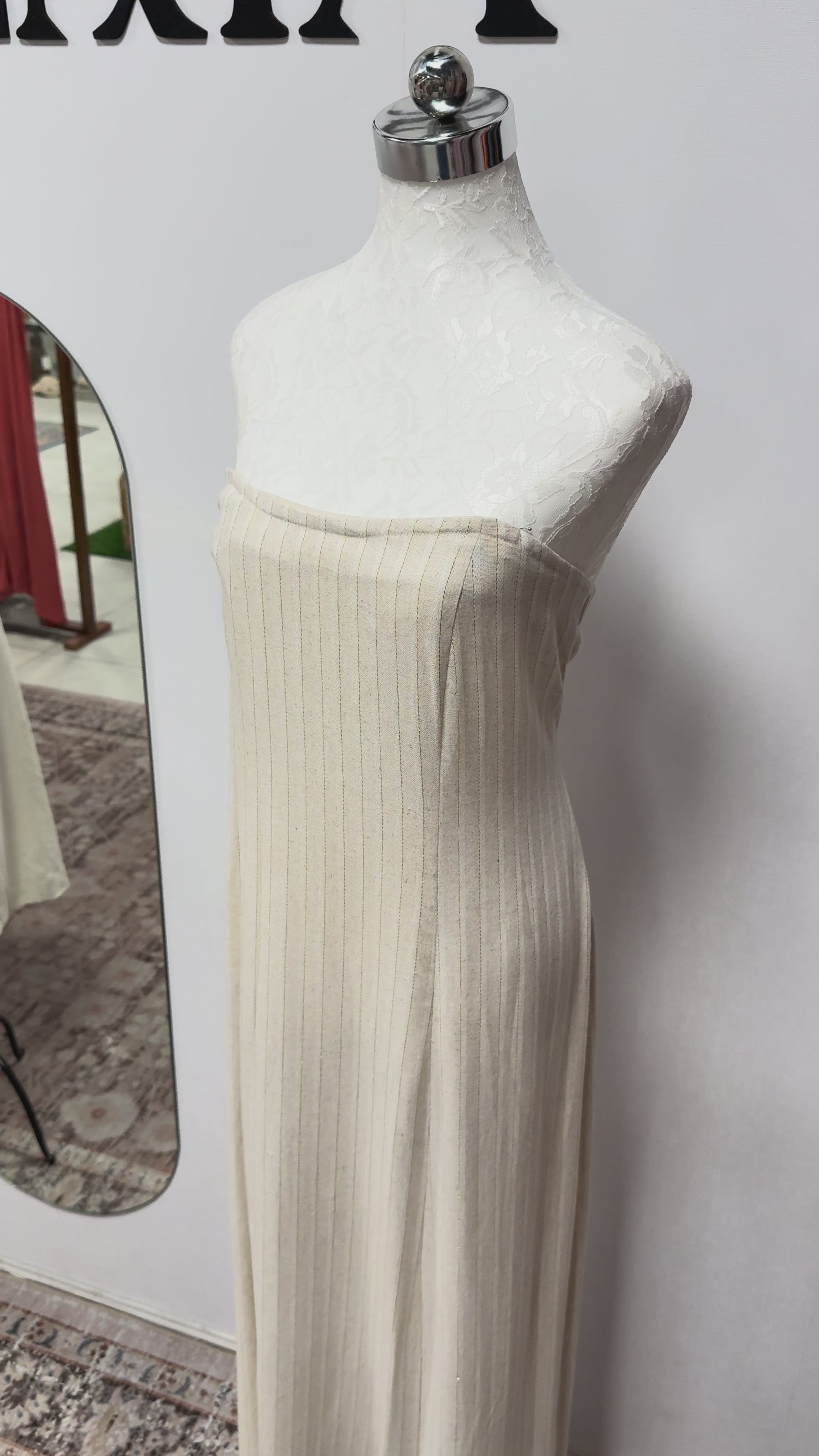 Linen Gold Dress